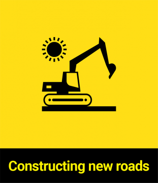 Constructing new roads
